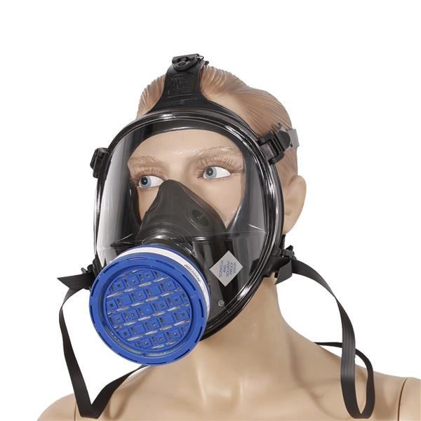 Demi-masque professionnel à cartouche filtre unique interchangeable + 1  Cartouche Filtre poussière 100 LD-P3-R